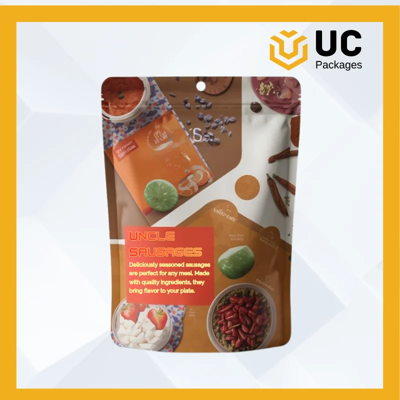 custom print pillow pouch food packaging mylar bag