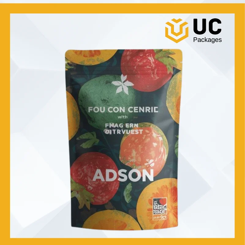 pillow pack packaging food Pouch with Zipper